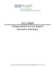 2012 PM&R Compensation Survey Report Executive Summary