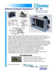 Climma Compact Spec Sheet with Dimensions - Veco NA