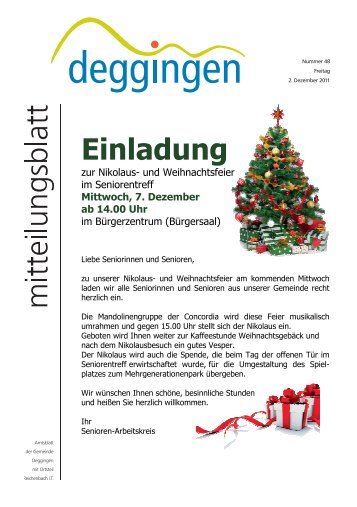 Einladung - Deggingen