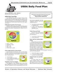 USDA Daily Food Plan - Family and Consumer Science - Oklahoma ...