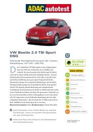 VW Beetle 2.0 TSI Sport DSG - Volkswagen AG