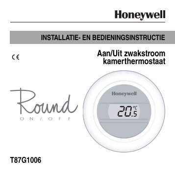 Gebruikershandleiding T87G - Warmteservice