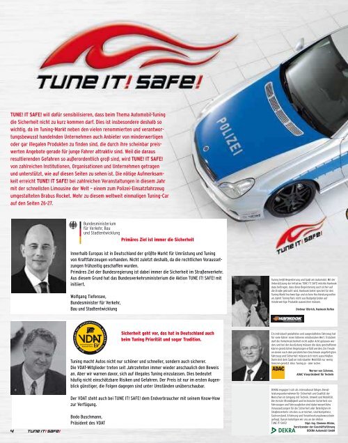 Sicher Tunen Sicher Fahren Sicher  Auffallen - Tune it! Safe!