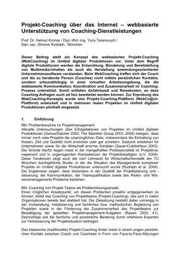 06-34.pdf - Lehrstuhl fÃ¼r Wirtschaftsinformatik (Prof. Dr. Helmut ...