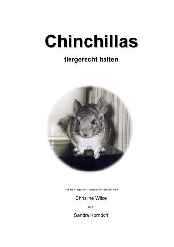Chinchillas tiergerecht halten - Nager Info