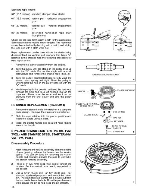 3to 11hp 4-cycle l-head engines - Small Engine Suppliers