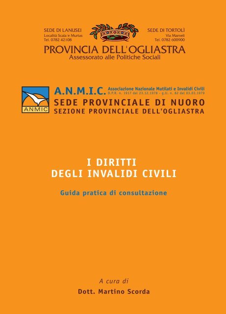 ANMIC - Diritti.pdf - Provincia dell'Ogliastra