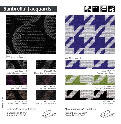 Sunbrella leaflet - Dickson