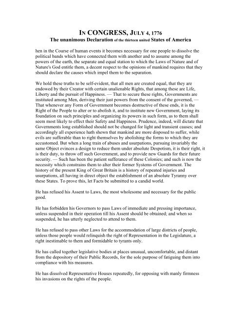 Declaration of Independence.pdf - Columbia College