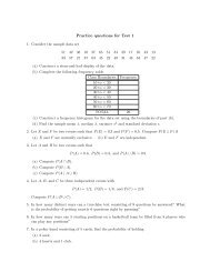 Practice questions for Test 1