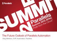 The Future Outlook of Parallels Automation