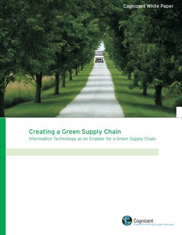 Green Supply Chain Management - Cognizant