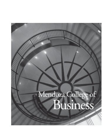 Mendoza College of Business - Registrar - University of Notre Dame