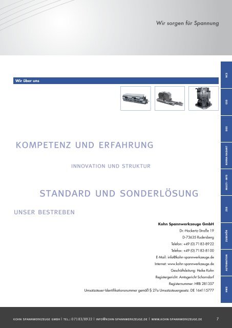 Wir sorgen für Spannung - ToolSpann