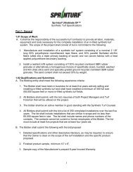 Sprinturf Ultrablade DF™ Synthetic Turf Specifications ... - Team-Logic