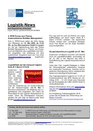 Logistik-News - Logistik Untermain