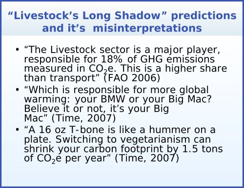 Clearing the Air: Livestock's Contributions to Climate Change