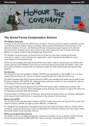 The Armed Forces Compensation Scheme - The Royal British Legion