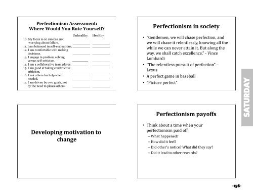 perfectionism and - Obsessive-Compulsive Foundation