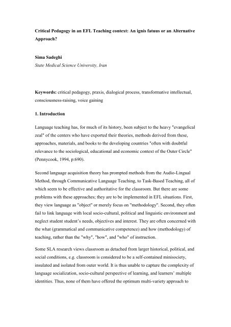 PDF article - JCEPS: Journal for Critical Education Policy Studies