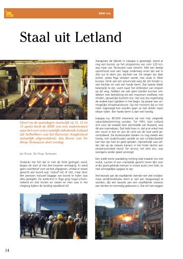 Staal uit Letland - Wapening in Beton