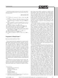 Preparation of Titania Foams