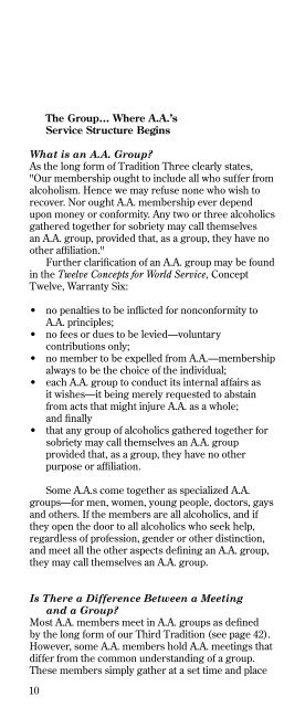 AA Group Manual - Fort Wayne AA