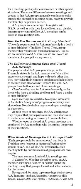 AA Group Manual - Fort Wayne AA