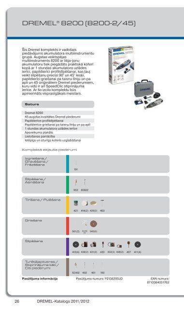 Katalogs 2011/2012 - Dremel