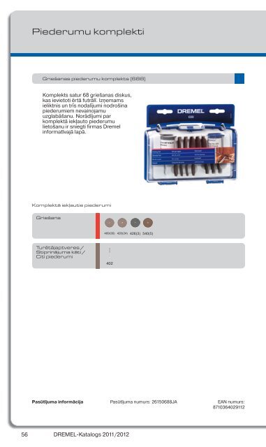 Katalogs 2011/2012 - Dremel