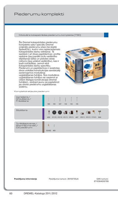 Katalogs 2011/2012 - Dremel