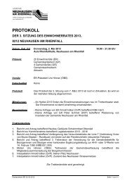 Wort 02.05.2013 (PDF) - Gemeinde Neuhausen am Rheinfall