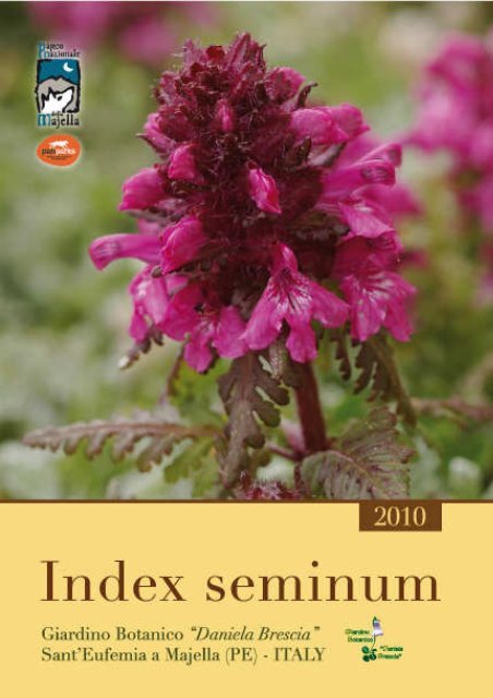 Index Seminum 2010 Brescia - Parco Nazionale della Majella