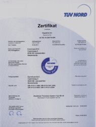 Zertifikat HD34 gültig bis 08.03.2016