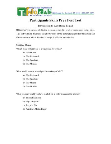 it skills assessment questionnaire