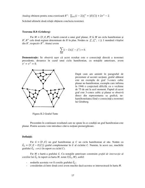 LecÅ£ii complementare de teoria grafurilor