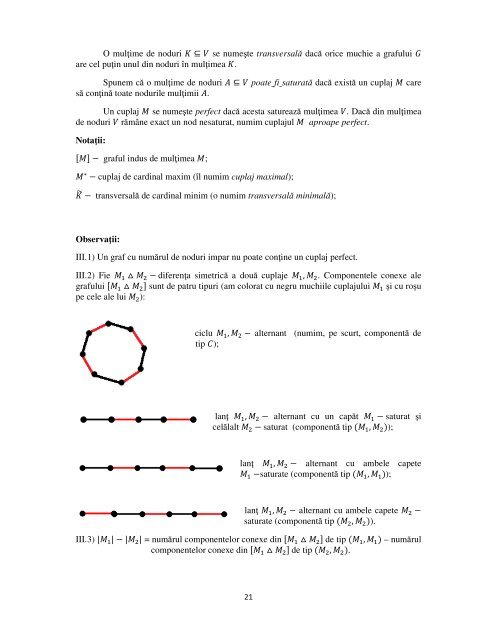 LecÅ£ii complementare de teoria grafurilor