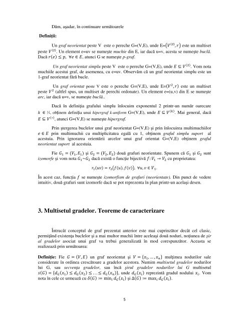 LecÅ£ii complementare de teoria grafurilor