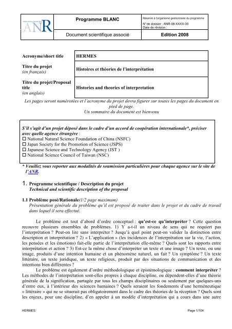 Texte du projet - UniversitÃ© Paris Diderot-Paris 7
