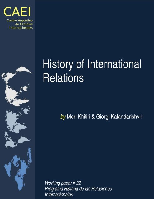 History of International Relations CAEI