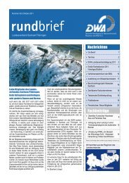 rundbrief - DWA Landesverband Sachsen/Thüringen