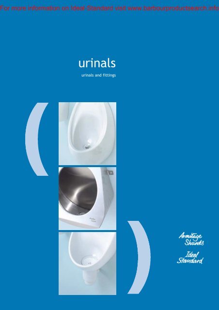 Urinals: urinals and fittings - Barbour Product Search