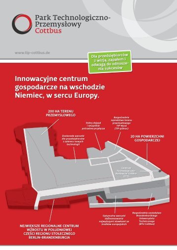 Innowacyjne centrum gospodarcze na wschodzie Niemiec ... - Cottbus