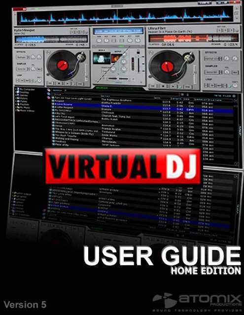 VDJv5 Home Edition User Guide - Virtual DJ