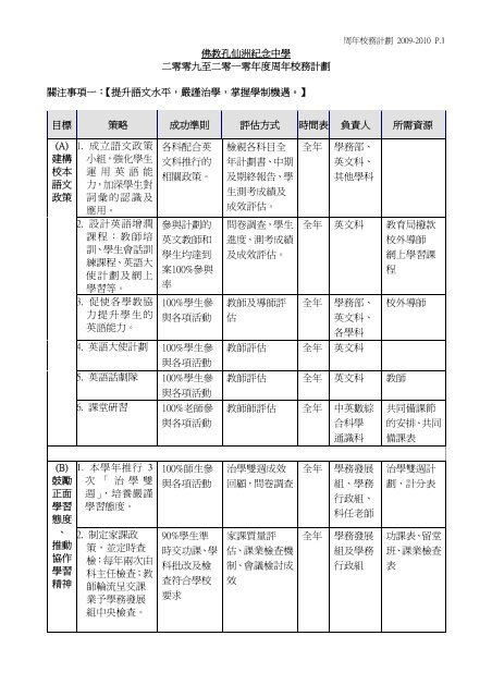 佛教孔仙洲紀念中學二零零九至二零一零年度周年校 佛教孔仙洲紀念中學二零零九至二零一零年度周年校