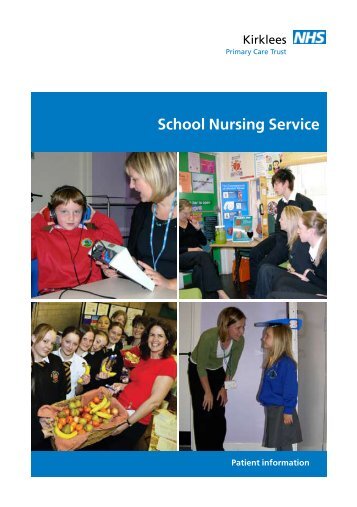 School Nursing Service - NHS Kirklees