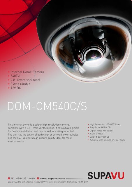 DOM-CM540C/S - Buythis