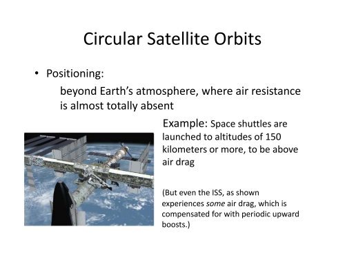 Projectile and Satellite Motion - Fgamedia.org