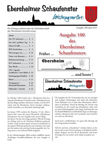 Komplette Ausgabe lesen - Ebersheimer Geschichte