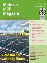 MMM Ausgabe 2/2012 - Entsorgungsbetrieb der Stadt Mainz